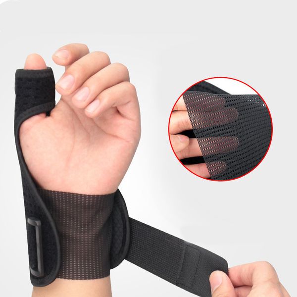 1 piece sport thumb wrist support hand brace wrist guard support protector finger stabiliser pain relief wrap protection, Black;red
1 piece sport thumb wrist support hand brace wrist guard support protector finger stabiliser pain relief wrap protection, Black;red
