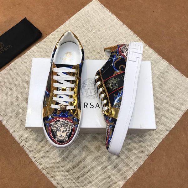 classic style luxury men's casual shoes fashion brand design men's shoes three platform classic retro medusa pattern gold trim bdr, Black
classic style luxury men's casual shoes fashion brand design men's shoes three platform classic retro medusa pattern gold trim bdr, Black