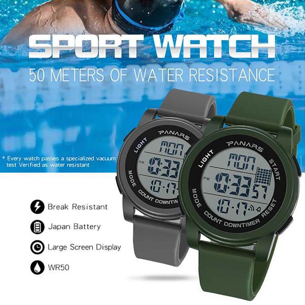 sports digital luminous outdoor waterproof led multi function electronic watch, Slivery;brown
sports digital luminous outdoor waterproof led multi function electronic watch, Slivery;brown