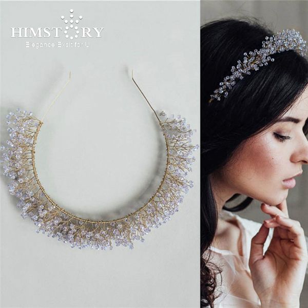 himstory handmade romantic light purple crystal hairband european style girls wedding party headband hair accessories, Golden;white
himstory handmade romantic light purple crystal hairband european style girls wedding party headband hair accessories, Golden;white