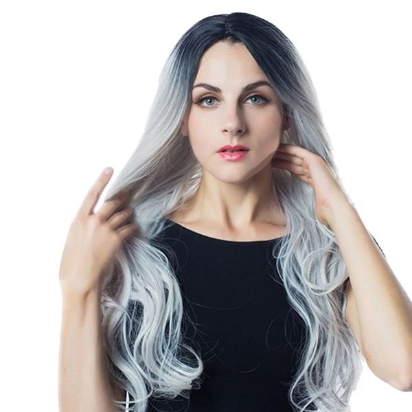 long curly wavy wig | synthetic hairpieces cosplay party costume heat ok 24 inch, Black
long curly wavy wig | synthetic hairpieces cosplay party costume heat ok 24 inch, Black