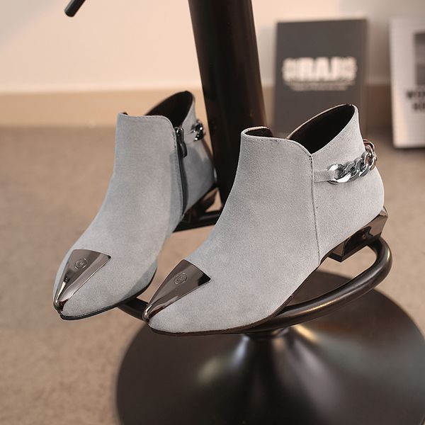 cute zapatos mujer pointed toe ankle boots for women chunky heels booties fur plush insole botines winter shoes woman, Black
cute zapatos mujer pointed toe ankle boots for women chunky heels booties fur plush insole botines winter shoes woman, Black