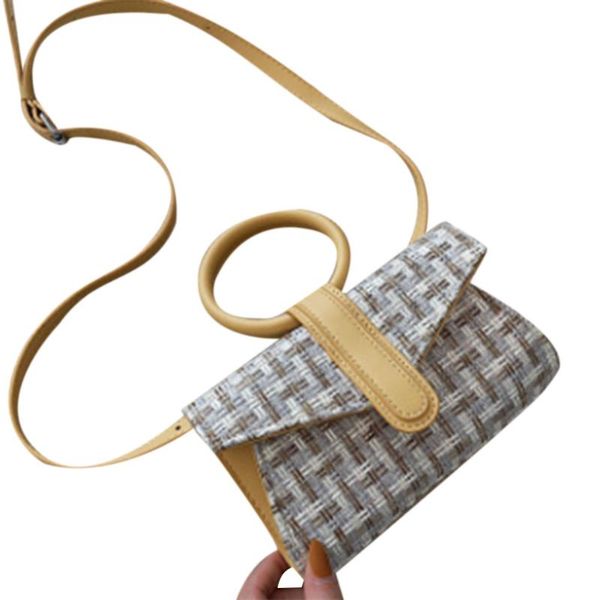2020 women pu leather bags knitted shoulder pack portable casual round handle envelope square patchwork decorative bag
2020 women pu leather bags knitted shoulder pack portable casual round handle envelope square patchwork decorative bag