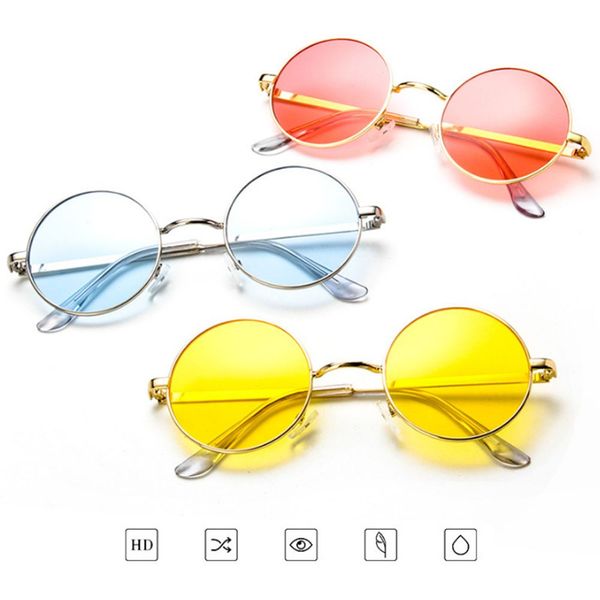 round frame trend sunglasses korean retro glasses fashion for men driver goggles brand designer sunglasses travel accessories, Silver
round frame trend sunglasses korean retro glasses fashion for men driver goggles brand designer sunglasses travel accessories, Silver
