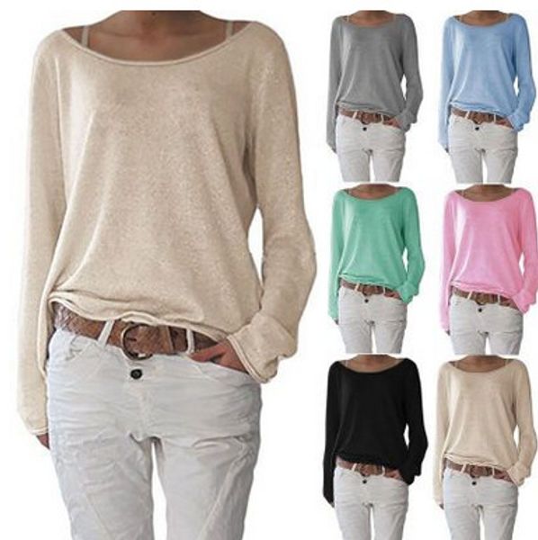 spot 2021 european round neck long sleeve casual solid color pullover comfortable t-shirt support mixed batch, White
spot 2021 european round neck long sleeve casual solid color pullover comfortable t-shirt support mixed batch, White