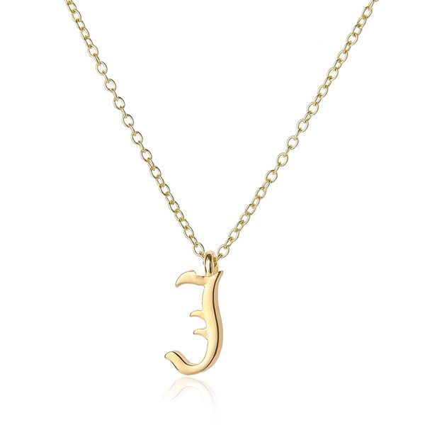 cursive 26 english letter -j name sign personality pendant chain necklace alphabet initial sign friend family lucky gift necklace jewelry, Silver
cursive 26 english letter -j name sign personality pendant chain necklace alphabet initial sign friend family lucky gift necklace jewelry, Silver