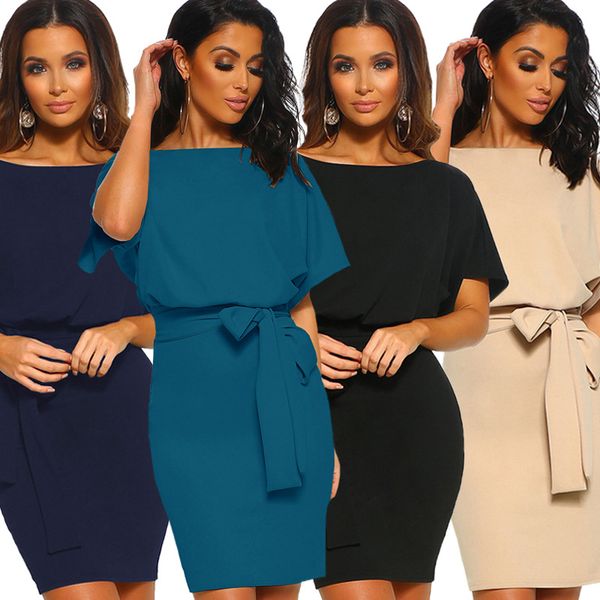 fashion slim bodycon office dress black sashes casual dress women 2019 summer mini bandage wrap package hips vestidos, Black;gray
fashion slim bodycon office dress black sashes casual dress women 2019 summer mini bandage wrap package hips vestidos, Black;gray