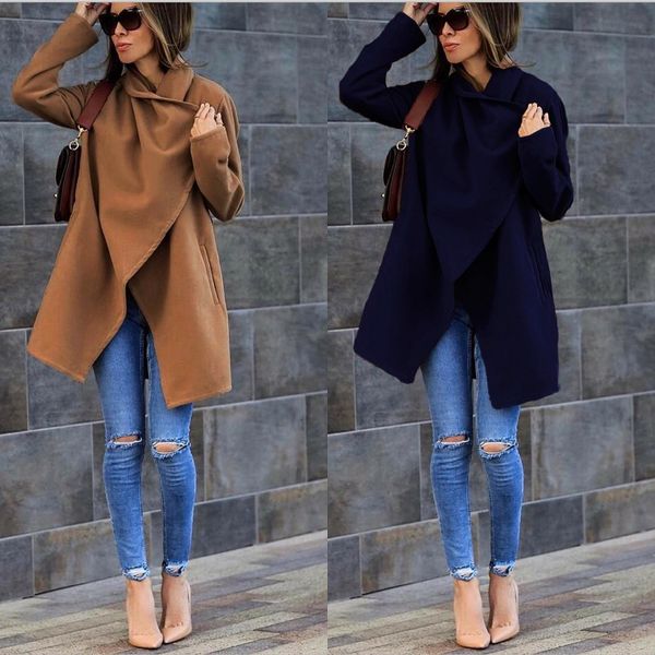 woolen coat with pocket jacket s-2xl new arrivals women's fashion urban leisure high quality, Black
woolen coat with pocket jacket s-2xl new arrivals women's fashion urban leisure high quality, Black
