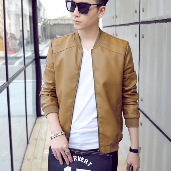 мужские кожаные пальто мужская весна осень с длинными рукавами искусственная кожа куртки корейская мода пиджаки, Black
мужские кожаные пальто мужская весна осень с длинными рукавами искусственная кожа куртки корейская мода пиджаки, Black