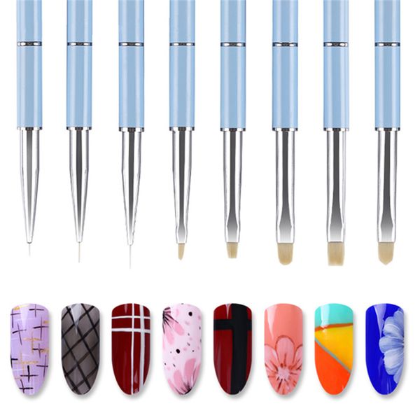 nail art kits 8pcs uv gel drawing pvc brush set gradient ramp smooth painting liner pen portable practical lightweight professional
nail art kits 8pcs uv gel drawing pvc brush set gradient ramp smooth painting liner pen portable practical lightweight professional