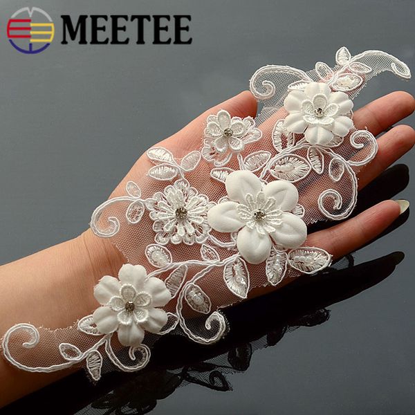 1pc 3d embroidered flowers rhinestone lace trims beaded lace appliques fabric wedding dress diy crafts, Pink;blue
1pc 3d embroidered flowers rhinestone lace trims beaded lace appliques fabric wedding dress diy crafts, Pink;blue