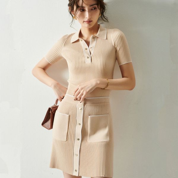 buttons two-pieces runway women suit slim fit femme high waist pockets mini skirt knitted sets fashion office ladies suits, White
buttons two-pieces runway women suit slim fit femme high waist pockets mini skirt knitted sets fashion office ladies suits, White