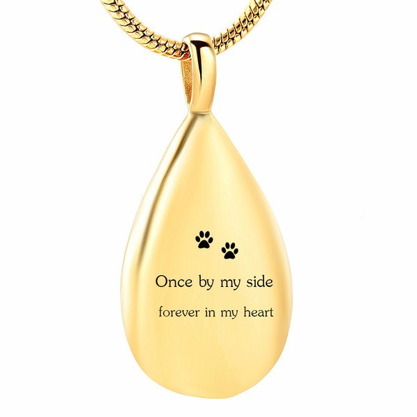 new577 "once by my side forever in my heart" engraving teardrop cremation necklace pet paws printed water drop memorial urn locket, Silver
new577 "once by my side forever in my heart" engraving teardrop cremation necklace pet paws printed water drop memorial urn locket, Silver