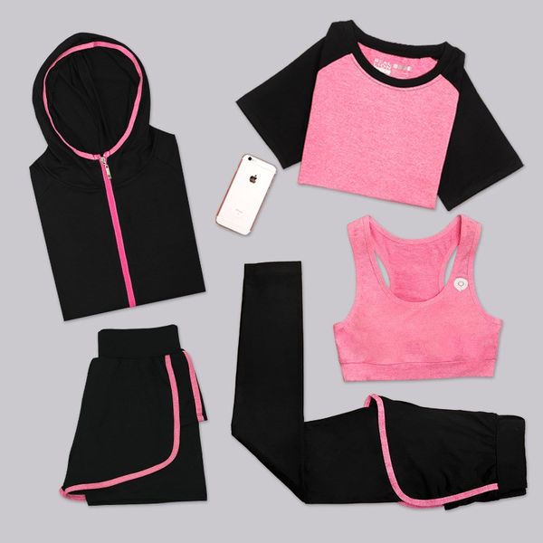 jinxiushirt 5 pcs women yoga running sport set fitness long sleeve suit female outdoor quick dry sportswear clothes jacket+pant, White;red
jinxiushirt 5 pcs women yoga running sport set fitness long sleeve suit female outdoor quick dry sportswear clothes jacket+pant, White;red