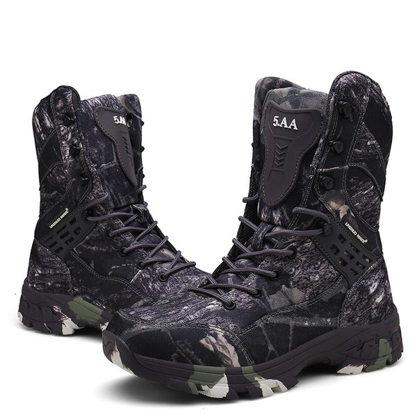 men boots autumn tactical combat ankle boot camouflage winter army work shoes male outdoor hiking shoes hunting boots, Black
men boots autumn tactical combat ankle boot camouflage winter army work shoes male outdoor hiking shoes hunting boots, Black