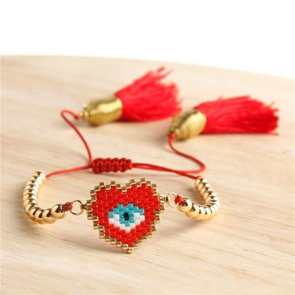 evil eye bracelet women delica miyuki charm bracelet turkish eye bijoux tassel pulsera handmade woven friendship wholesale, Golden;silver
evil eye bracelet women delica miyuki charm bracelet turkish eye bijoux tassel pulsera handmade woven friendship wholesale, Golden;silver