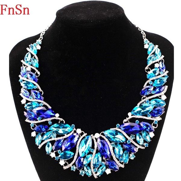 fnsn new necklace chokers colorful crystal statement jewelry women gold rhinestones collar turkish plant jewelry, Silver
fnsn new necklace chokers colorful crystal statement jewelry women gold rhinestones collar turkish plant jewelry, Silver