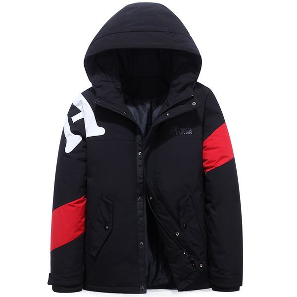 nice men down jackets warm casacos thick snow jackets winter outwear white duck down overcoats windproof clothing, Black
nice men down jackets warm casacos thick snow jackets winter outwear white duck down overcoats windproof clothing, Black