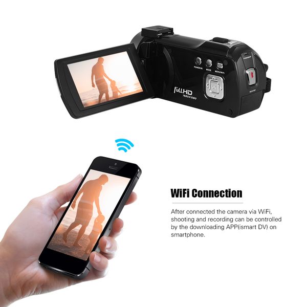 portable multi-functional 1080p fhd digital video camera 24mp support ir night vision wifi connection for home travel use
portable multi-functional 1080p fhd digital video camera 24mp support ir night vision wifi connection for home travel use