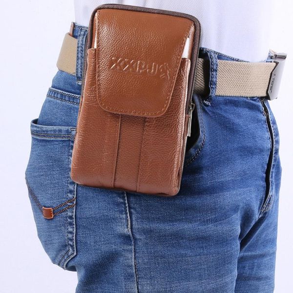 men genuine leather waist bag solid color travel business casual fanny packs mobile phone purse pocket belt bum pouch
men genuine leather waist bag solid color travel business casual fanny packs mobile phone purse pocket belt bum pouch