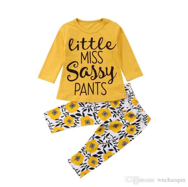 yellowe flower kids baby girls clothes t-shirt +pants 2pcs set outfits long sleeve newborn infant toddler baby clothing, White
yellowe flower kids baby girls clothes t-shirt +pants 2pcs set outfits long sleeve newborn infant toddler baby clothing, White