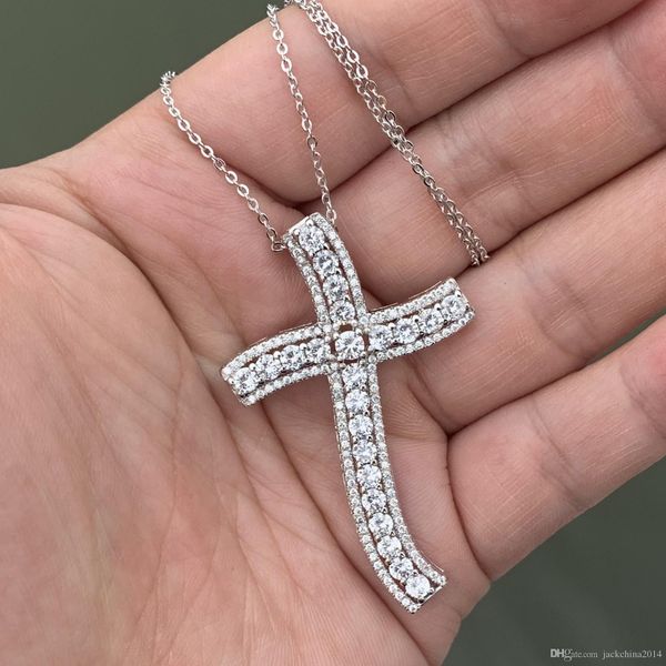 2019 новое прибытие vintage ювелирные изделия real 925 sterling silver cross pendant round cut белый топаз cz алмаз обручальное ожерелье цеп
2019 новое прибытие vintage ювелирные изделия real 925 sterling silver cross pendant round cut белый топаз cz алмаз обручальное ожерелье цеп