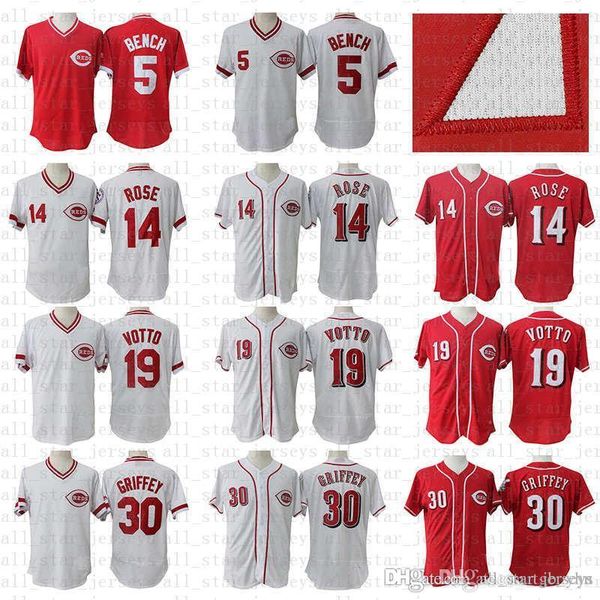 5 Johnny Bench 11 Barry Larkin 19 Joey Votto 30 Ken Griffey Jr Cincinnati Baseball Jersey Reds Chris Sabo 14 Pete Rose Yasiel 66 Puig retro
5 Johnny Bench 11 Barry Larkin 19 Joey Votto 30 Ken Griffey Jr Cincinnati Baseball Jersey Reds Chris Sabo 14 Pete Rose Yasiel 66 Puig retro
