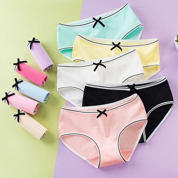 women's panties low-waisted feminine cotton breathable girl briefs japanese cute girls underwear 2021, Black;pink
women's panties low-waisted feminine cotton breathable girl briefs japanese cute girls underwear 2021, Black;pink