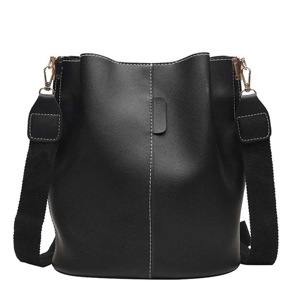women solid color large capacity shoulder bag exquisite girls original casual handbag elegant messenger bag fashion bucket
women solid color large capacity shoulder bag exquisite girls original casual handbag elegant messenger bag fashion bucket