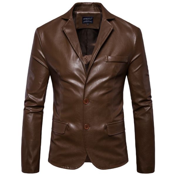new spring blazer pu jacket men british style motorcycle leather jacket male autumn slim fit leather jackets coats 5xl, Black
new spring blazer pu jacket men british style motorcycle leather jacket male autumn slim fit leather jackets coats 5xl, Black