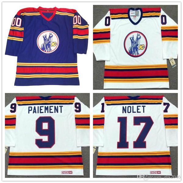 custom #17 simon nolet #9 wilf paiement #30 bill mckenzie #4 crashley kansas city scouts 1975 ccm vintage hockey jersey any name number, Black
custom #17 simon nolet #9 wilf paiement #30 bill mckenzie #4 crashley kansas city scouts 1975 ccm vintage hockey jersey any name number, Black