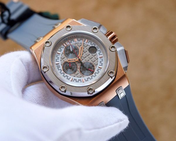 royal men watches 3126 automatic movement 44*13mm men rubber band waterproof wristwatches sapphire crystal men wristwatches, Slivery;brown
royal men watches 3126 automatic movement 44*13mm men rubber band waterproof wristwatches sapphire crystal men wristwatches, Slivery;brown
