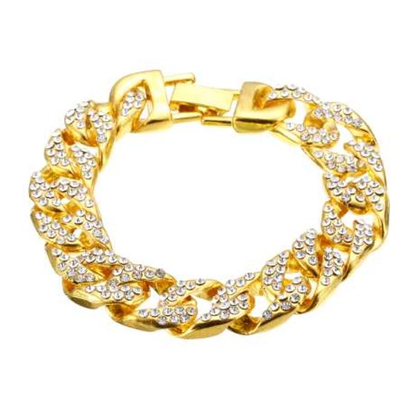 rock gold cuban link chain bracelet men's bracelet full rhinestones crystal for women men hip hop jewelry shellhard, Black
rock gold cuban link chain bracelet men's bracelet full rhinestones crystal for women men hip hop jewelry shellhard, Black