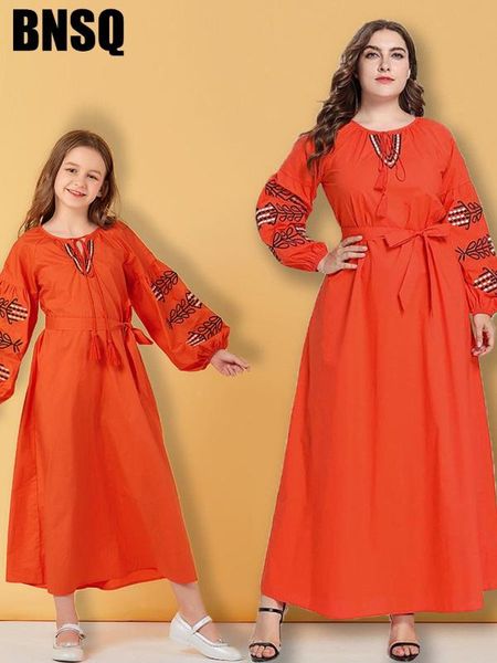 family look embroidery girls abaya maxi dress children's wear family matching outfits kimono long robes eid ramadan islamic, Red
family look embroidery girls abaya maxi dress children's wear family matching outfits kimono long robes eid ramadan islamic, Red