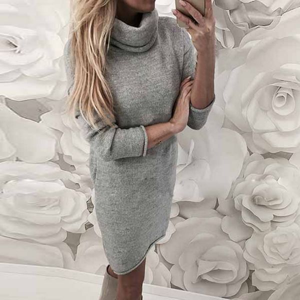 autumn winter women turtleneck sweaters dress loose solid knitted pullovers long sleeve casual sweater jumpers mujer, White;black
autumn winter women turtleneck sweaters dress loose solid knitted pullovers long sleeve casual sweater jumpers mujer, White;black