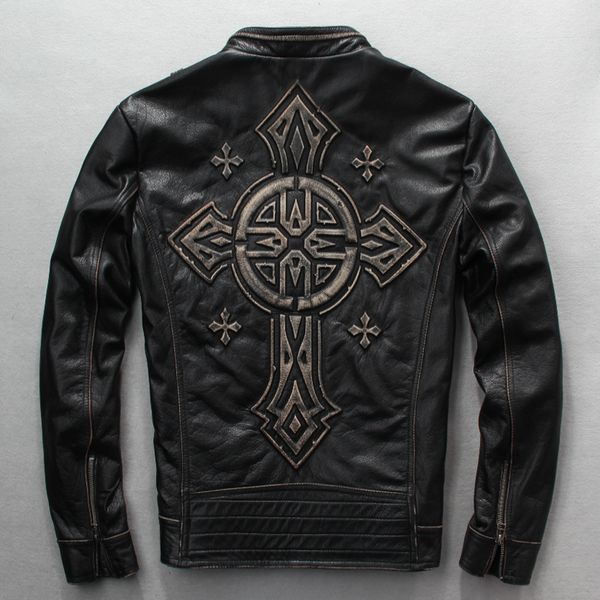 men's brand jackets genuine leather motorcycle rider vintage black jacket luxury cowhide spring autumn coat dhl ing
men's brand jackets genuine leather motorcycle rider vintage black jacket luxury cowhide spring autumn coat dhl ing