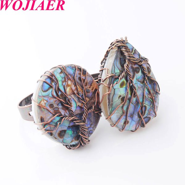 wojiaer antique rings for women vintage finger jewelry natural abalone shell bead wire wrapped tree of life adjustable ring 1pcs dbx800, Golden;silver
wojiaer antique rings for women vintage finger jewelry natural abalone shell bead wire wrapped tree of life adjustable ring 1pcs dbx800, Golden;silver