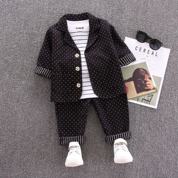 2019 boy's clothes autumn boy baby clothingnew suit gentleman suit jacket t-shirt pants 3 piece set dot long sleeved wedding su, White
2019 boy's clothes autumn boy baby clothingnew suit gentleman suit jacket t-shirt pants 3 piece set dot long sleeved wedding su, White
