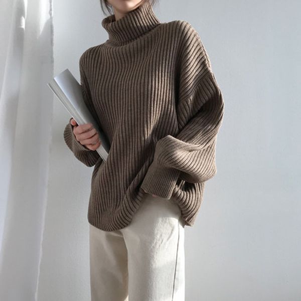 wavsiyier women solid sweater female chic vintage lantern sleeve loose runway jumper woman korean thick knitted turtlenck collar, White;black
wavsiyier women solid sweater female chic vintage lantern sleeve loose runway jumper woman korean thick knitted turtlenck collar, White;black