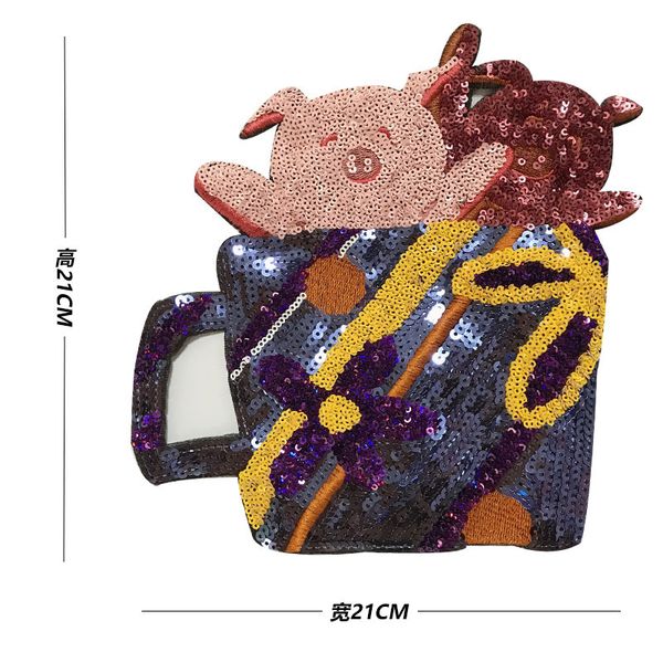 cute patches small animal clothing painting diy girl diy handmade t-shirt and denim jacket printing, Black
cute patches small animal clothing painting diy girl diy handmade t-shirt and denim jacket printing, Black
