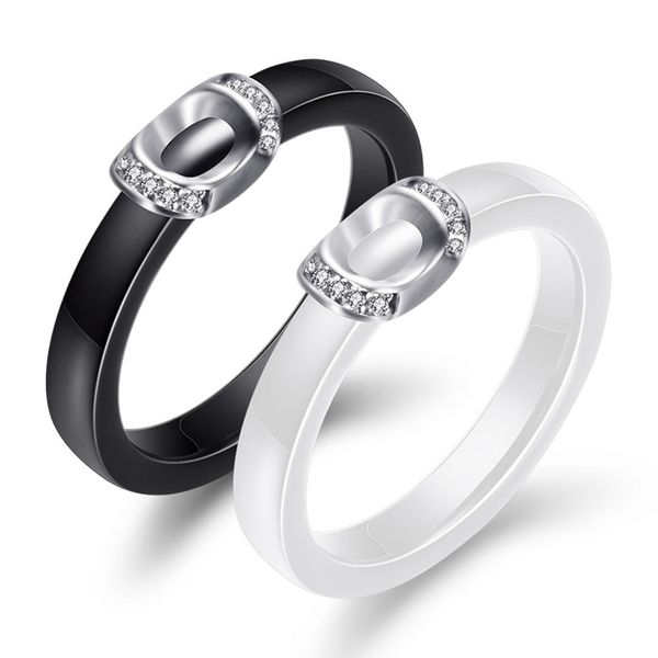 fashion crystal ceramic ring black/white color women jewelry engagement wedding band gifts for valentine's day gift, Slivery;golden
fashion crystal ceramic ring black/white color women jewelry engagement wedding band gifts for valentine's day gift, Slivery;golden