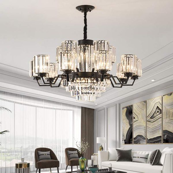 new restaurant black iron led crystal chandeliers nordic living room dining room decoration crystal chandelier lighting modern bedroom house
new restaurant black iron led crystal chandeliers nordic living room dining room decoration crystal chandelier lighting modern bedroom house