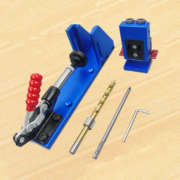 upgraded 9.5mm oblique pocket hole jig kit system w/ step drill bit woodworking board splicing tools
upgraded 9.5mm oblique pocket hole jig kit system w/ step drill bit woodworking board splicing tools