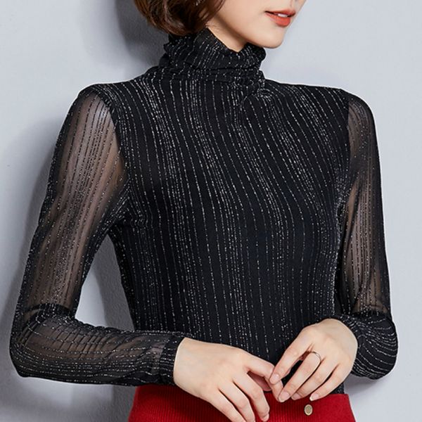 blusas mujer de moda 2019 autumn long sleeve striped turtleneck blouse plus size womens and blouses blusa feminina c26, White
blusas mujer de moda 2019 autumn long sleeve striped turtleneck blouse plus size womens and blouses blusa feminina c26, White