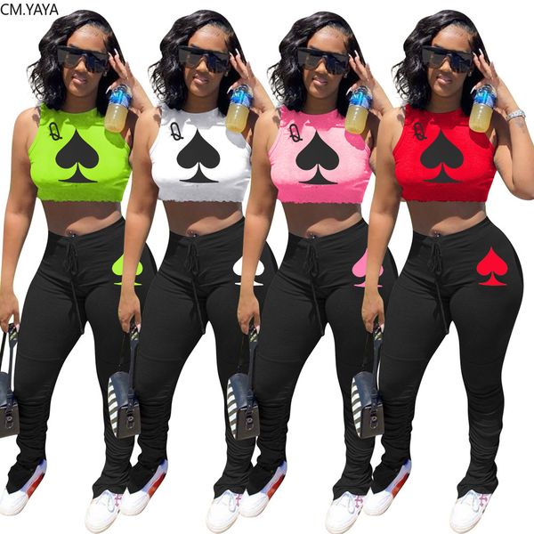 women set two pieces poker q sets tracksuits crop t-shirt flare stacked leggings pants suit fitness outfits matching set, Gray
women set two pieces poker q sets tracksuits crop t-shirt flare stacked leggings pants suit fitness outfits matching set, Gray