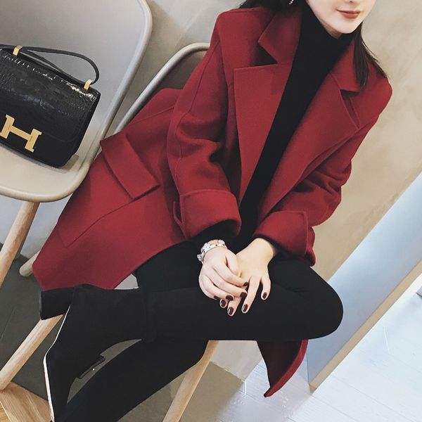 autumn and winter new fashion fat mm korean version of the long and temperament coat large size women's thin woolen coat 200 kg, Black
autumn and winter new fashion fat mm korean version of the long and temperament coat large size women's thin woolen coat 200 kg, Black