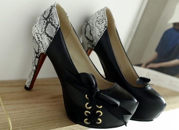 2019 women's shoes in spring and autumn with new style high heel fine heel round head bowknot@2192, Black
2019 women's shoes in spring and autumn with new style high heel fine heel round head bowknot@2192, Black