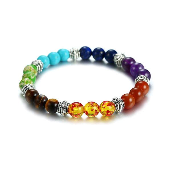 beaded, strands vintage beads bracelet women 7 chakras natural stone functional energy power jewelry, Black
beaded, strands vintage beads bracelet women 7 chakras natural stone functional energy power jewelry, Black