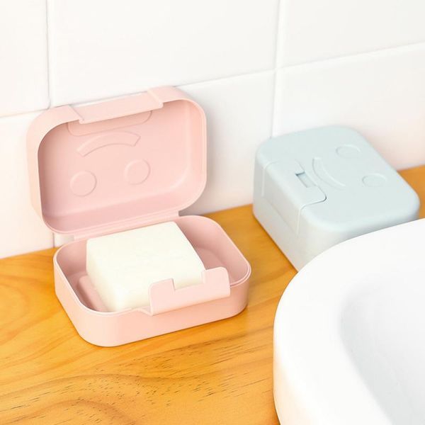 1pcs portable smile face with lid soap box bathroom toilet travel practical soap box drain soap box
1pcs portable smile face with lid soap box bathroom toilet travel practical soap box drain soap box
