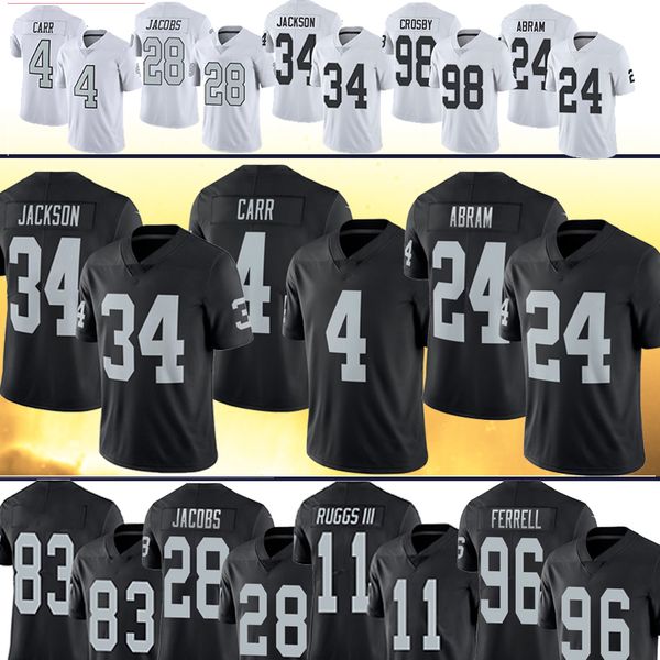 las men vegas raiders jersey 4 derek carr 28 josh jacobs 24 johnathan abram 34 bo jackson 83 darren waller ferrell football jerseys, Black;red
las men vegas raiders jersey 4 derek carr 28 josh jacobs 24 johnathan abram 34 bo jackson 83 darren waller ferrell football jerseys, Black;red